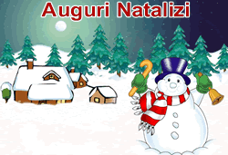 Auguri Natalizi Pupazzo di neve