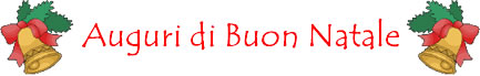 Auguri di buon Natale