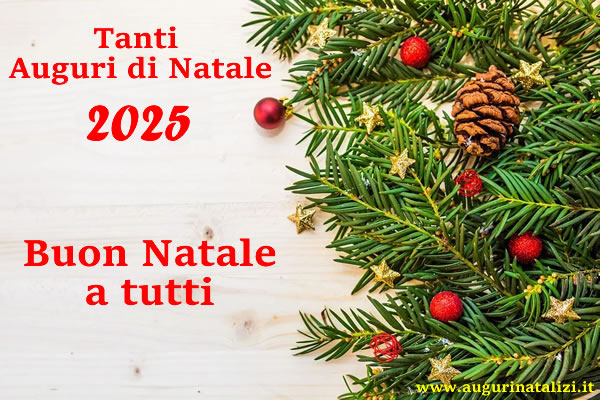 AUGURI DI NATALE 2025