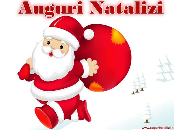 AUGURI NATALIZI BABBO NATALE